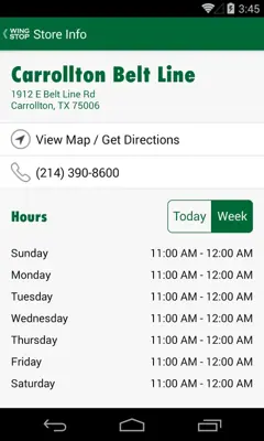 Wingstop android App screenshot 0