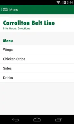 Wingstop android App screenshot 1